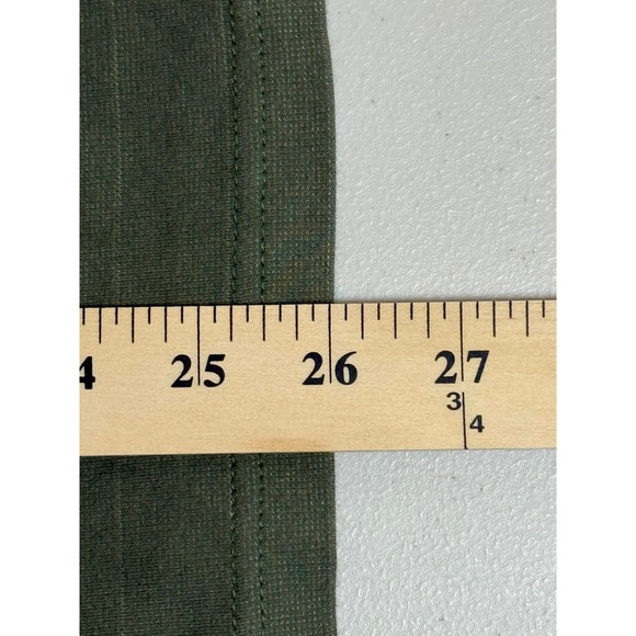 Arrow Mens Green Striped Short Sleeve Polo Shirt Size Large - Picture 6 of 7